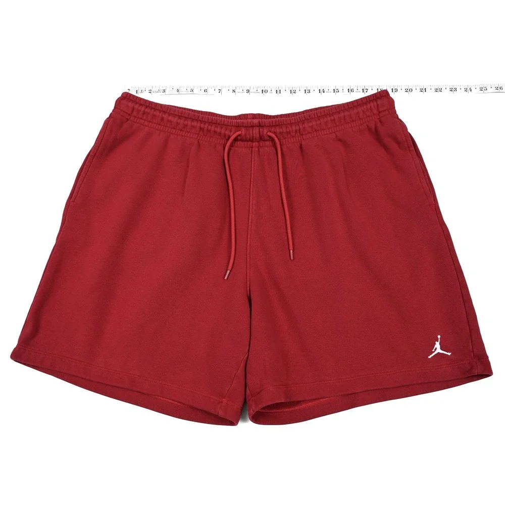 Jordan Sweat Shorts Mens 2XL Red Fleece Jumpman Lounge Pockets FV7285-687 Casual